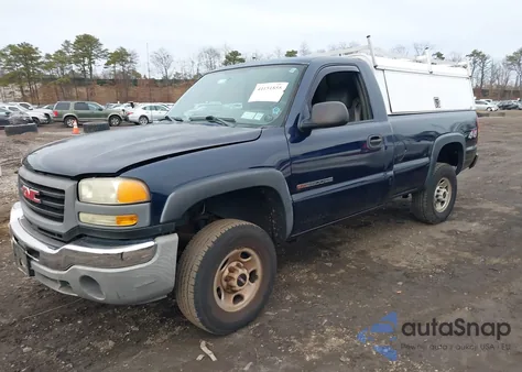 2005 GMC Sierra 2500Hd Work Truck z USA, uszkodzony, nr VIN 1GTHK24U75E226598